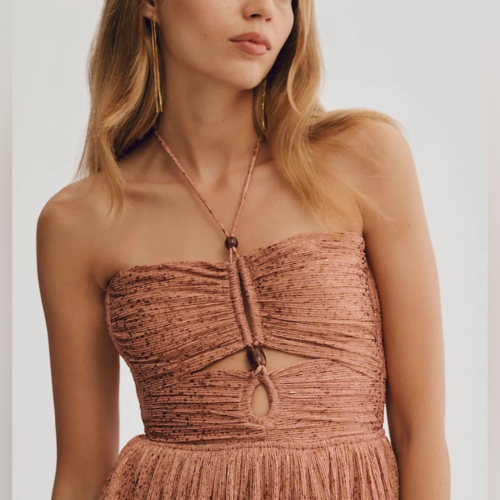 Sabina Musayev Majesty strappy tiered dress - Picture 3 of 6